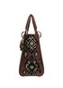 Christian Dior Lady Dior Floral Medium Handbag, bottom view